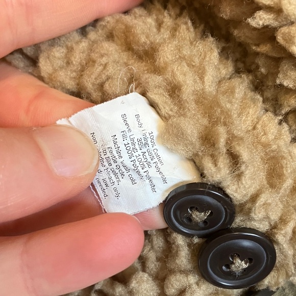 Crewcuts Tan Jacket with Shearling Collar - Picture 6 of 7